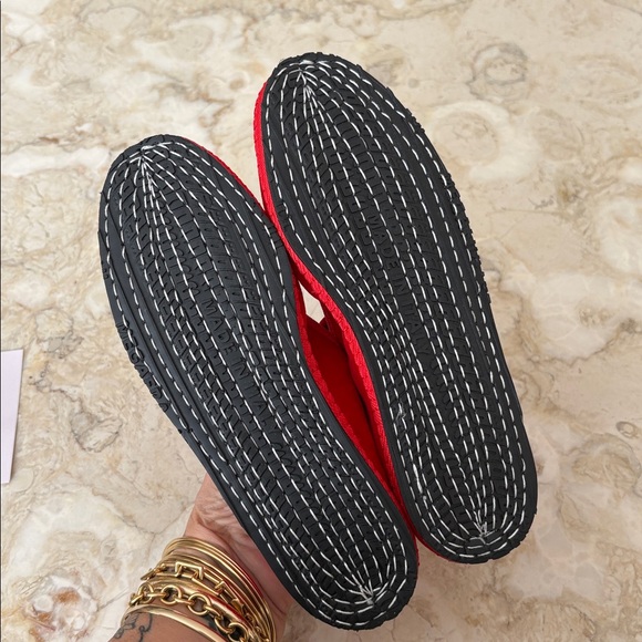 Cayumas Boheme Rosso Mary Jane Flats Venetian Slippers - Picture 11 of 12